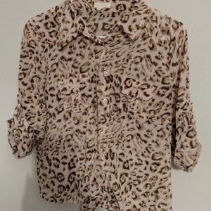 Leopard blouse